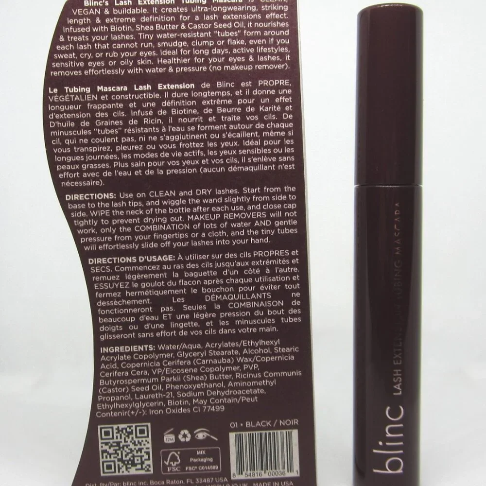 Blinc Lash Extension Tubing Mascara Black 0.30 oz.